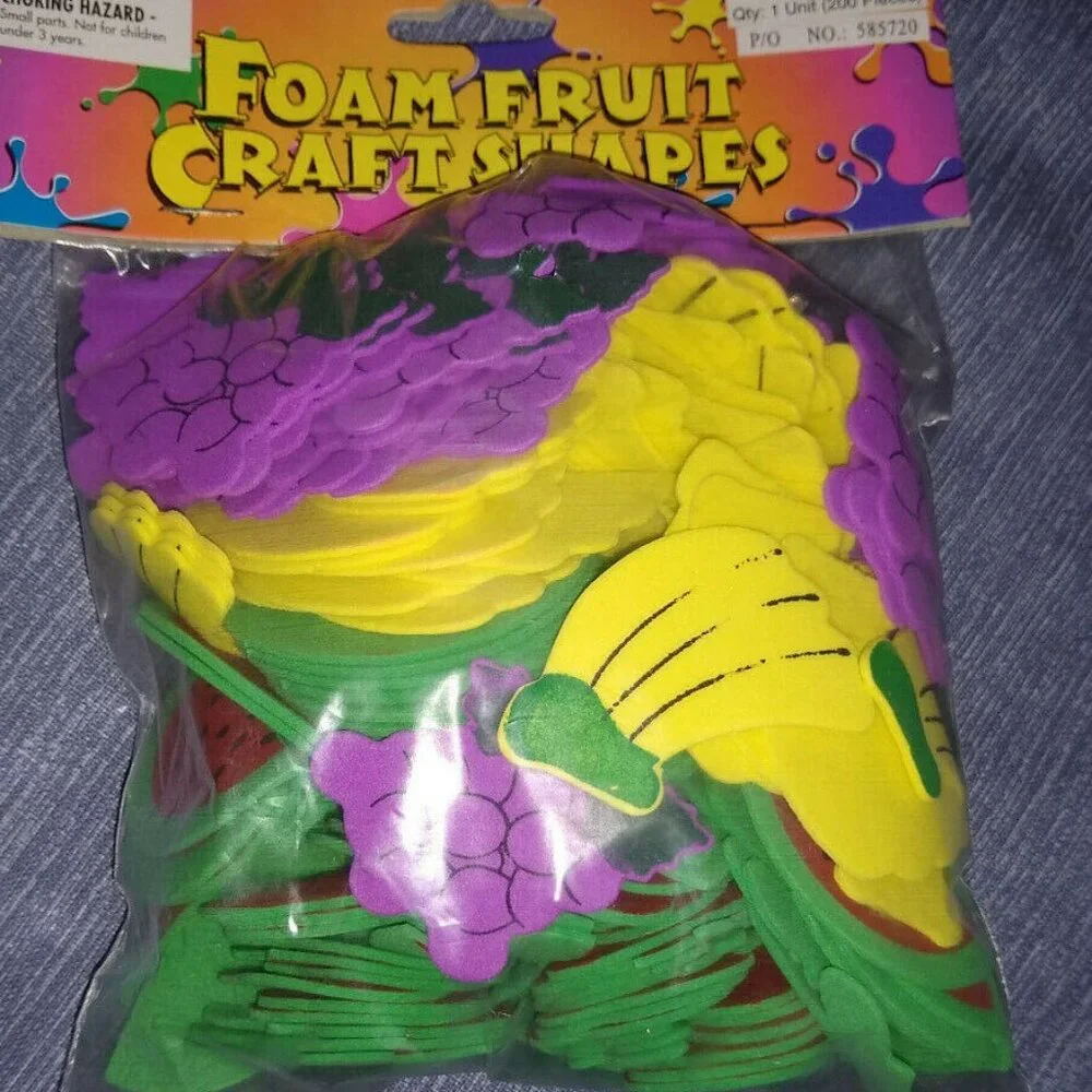 Foam Fruit Craft Shapes New